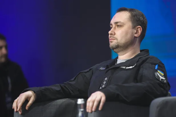 Kyrylo Budanov, Chief of the Main Intelligence Directorate of the Ministry of Defense of Ukraine, attends the press conference 'Ukraine, Year 2025' in Kyiv, Ukraine, 23 February 2025 (reissued 02 January 2026), amid the Russian invasion. EPA/SERGEY DOLZHENKO