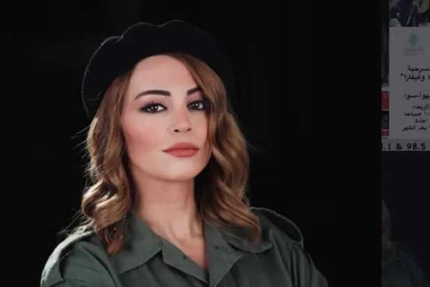 بدور سيليا في مسرحية {أنا وغيفارا} (كارين رميا)