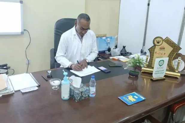 Al Nao Hospital Director Dr. Jamal Eltaeb (Asharq Al-Awsat)