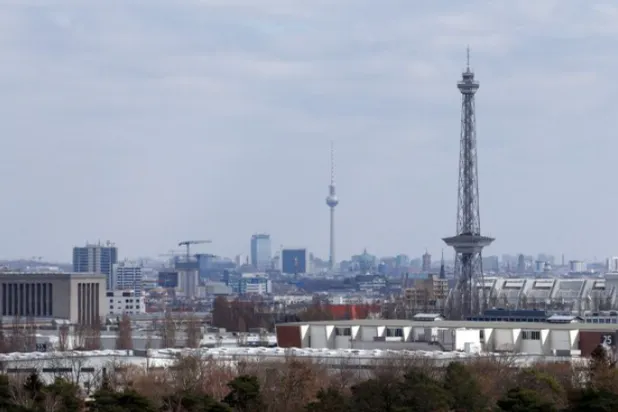 The Berlin skyline is seen, during the spread of coronavirus disease (COVID-19) in Berlin, Germany, April 1, 2020. REUTERS/Michele Tantussi 