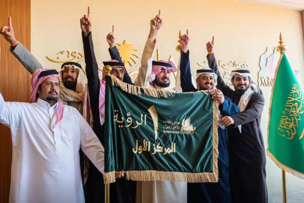 الفائزون في شوط نهائي شوط الرؤية للون «وضح» (نادي الإبل)