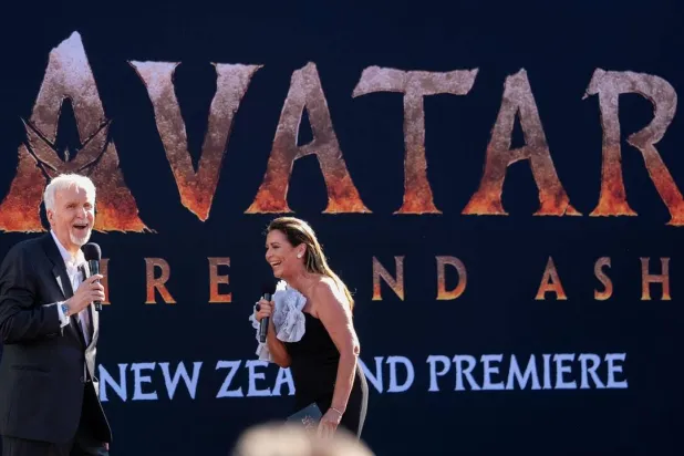 "Fire and Ash" stars Zoe Saldana as Na'vi warrior Neytiri and Sam Worthington. (AFP)