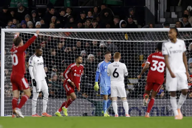 التعادل حسم مواجهة فولهام وليفربول (رويترز)