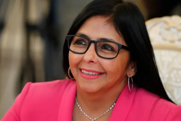 رئيسة فنزويلا المؤقتة ديلسي رودريغيز (ا.ب)