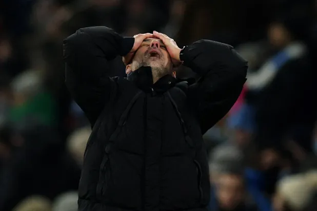 بيب غوارديولا قلق من كثرة الإصابات (رويترز)