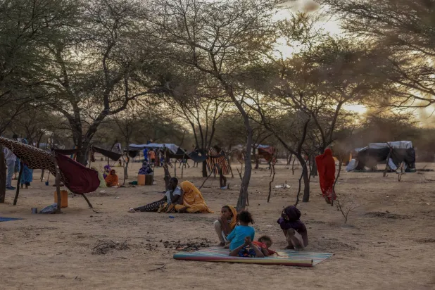 لاجئون فروا من بلدهم مالي نحو موريتانيا بعد تصاعد هجمات «جماعة نصرة الإسلام والمسلمين» (أرشيفية- أ.ب)