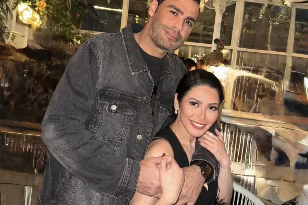 لقاء الخميسي وزوجها محمد عبد المنصف (حساب لقاء على موقع «إنستغرام»)