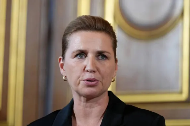 File photo: Denmark's Prime Minister Mette Frederiksen speaks to the media after a meeting of the so-called "coalition of the willing" in London, Friday, October 24, 2025. Kirsty Wigglesworth, AP

