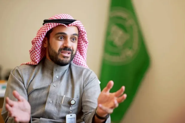 Abdulelah Aldeheem, Assistant Governor for Executive Affairs at the Saudi Central Bank. (Turky Al-Agili)