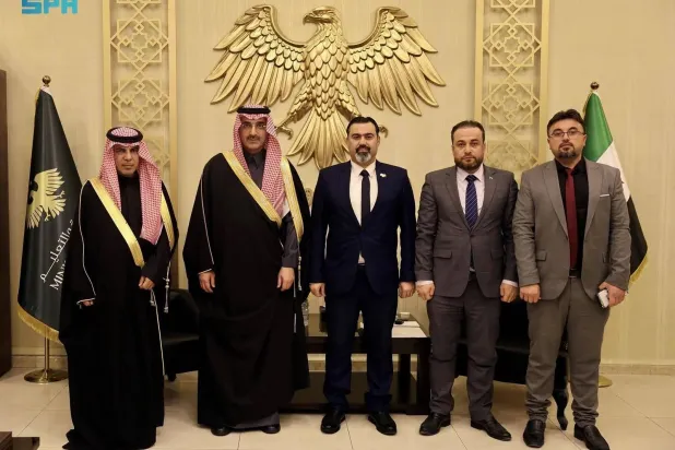 The Saudi and Syrian officials discussed opportunities for development cooperation to support various sectors in Syria. (SPA)