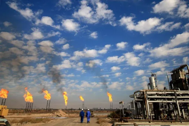 An oil field in Iraq. (AFP)
