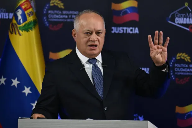 Venezuela İçişleri Bakanı Diosdado Cabello (AFP)