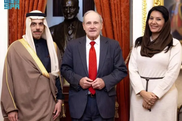 The Saudi Minister of Foreign Affairs met with Jim Risch in Washington. SPA 