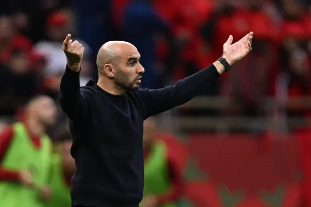 وليد الركراكي (أ.ف.ب)