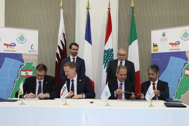 توقيع اتفاق استكشاف وإنتاج النفط في السراي الحكومي بحضور رئيس مجلس الوزراء نواف سلام (رئاسة الحكومة)