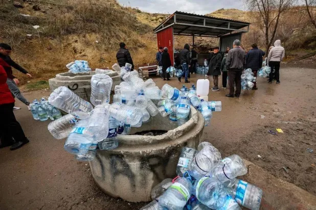 Dam reservoir levels have dropped to 1.12 per cent and taps are being shut off for several hours a day in certain districts on a rotating schedule in Ankara. PHOTO: AFP