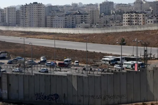 The runway of Jerusalem's Atarot airport, seen here in 2016, lies close to the Qalandia checkpoint between Jerusalem and the main West Bank city of Ramallah. (AFP)
