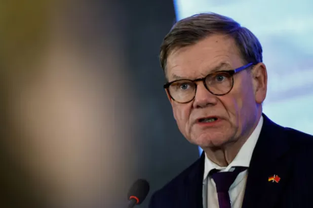 German Foreign Minister Johann Wadephul attends a press conference in Beijing, China December 8, 2025. REUTERS/Tingshu Wang/File Photo