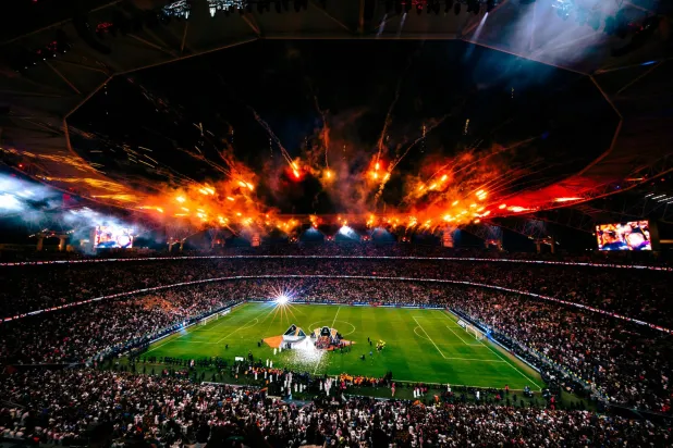 ليلة كروية عالمية شهدها ملعب الجوهرة المشعة بجدة (وزارة الرياضة)