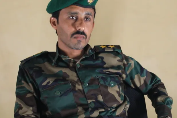 أركان قطاع بلفقيه في لواء النخبة الحضرمي رائد الجابري (الشرق الأوسط)