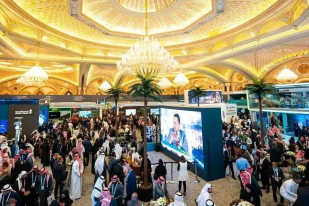 جانب من أعمال النسخة الرابعة من «مؤتمر التعدين الدولي» في الرياض (واس)