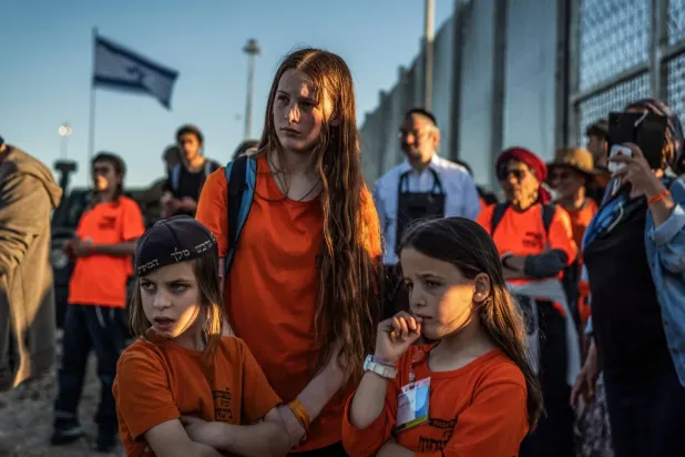 Aşırılıkçı yerleşimciler, Şubat 2024'te Gazze'ye geçerek bir karakol kurmaya çalıştı (DPA)