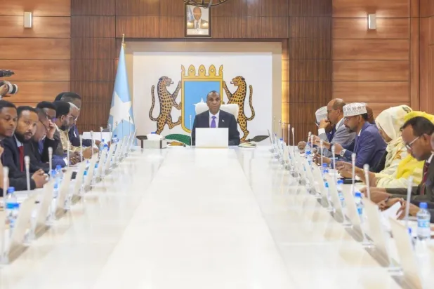 A meeting of the Somali government. (Somali National News Agency)