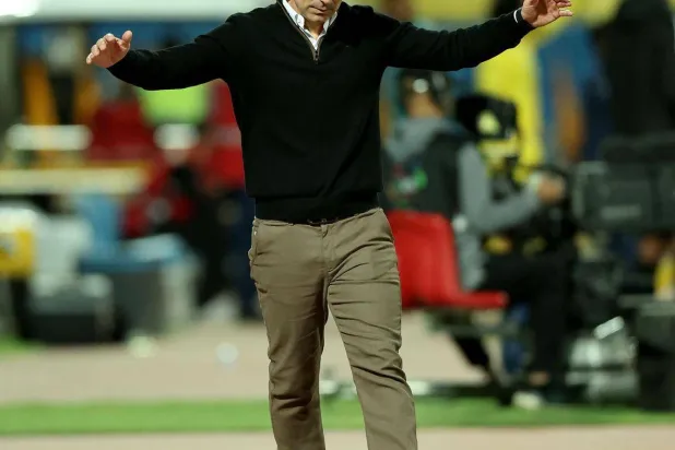 البرتغالي ماريو سيلفا مدرب فريق النجمة (تصوير: مشعل القدير)