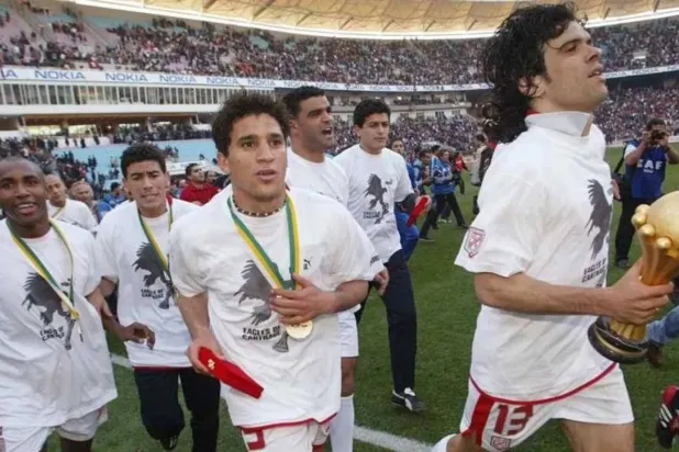 كانت المباراة النهائية عربية عام 2004 حيث جمعت تونس والمغرب وانتهت لصالح الأولى 2 - 1 (كاف)