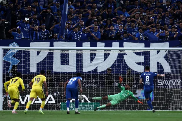 جميع ركلات الجزاء في ديربي الرياض تم تسجيلها (رويترز) 