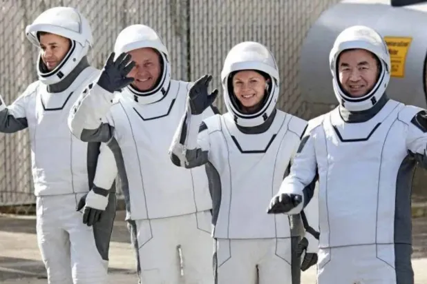 Crew-11 mission astronauts departed the Kennedy Space Center in Cape Canaveral, Florida on August 1, 2025 (Gregg Newton/AFP)  