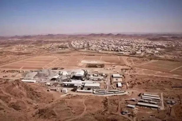 The Mahd Ad Dhahab mine operated by Maaden (SPA). 