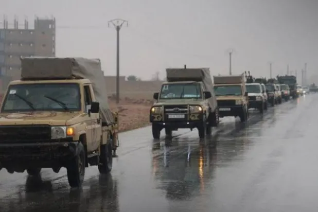 مركبات تابعة للجيش السوري (سانا)