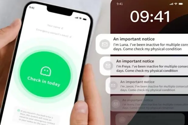 صورة للتطبيق نشرتها شركة «مون سكيب تكنولوجيز» المطورة له