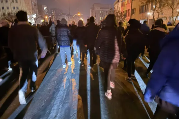 8 Ocak 2026 Perşembe günü Tahran'da düzenlenen protestolardan (AP)