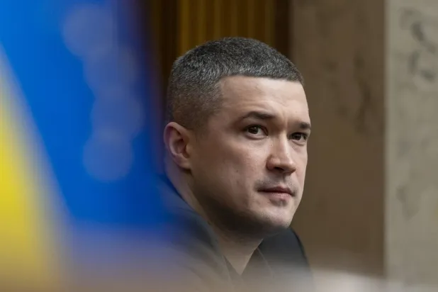 Ukraine's newly appointed Defense Minister Mykhailo Fedorov attends a parliamentary session in Kyiv, Ukraine, 14 January 2026. (EPA)