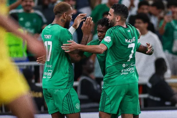 الأهلي انتزع فوزاً صعباً من أمام ضيفه التعاون (موقع النادي) 