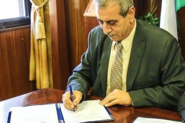 Palestinian Ali Shaath, the leading candidate for the chairmanship of the Gaza Administration Committee (photo released by his family). 