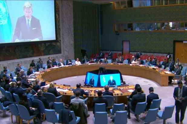 غروندبرغ يقدم عبر الفيديو إحاطته أمام مجلس الأمن حول اليمن (الأمم المتحدة)