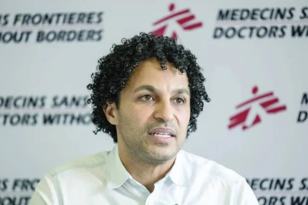 Dr. Javid Abdelmoneim, International President of Doctors Without Borders (AFP) 