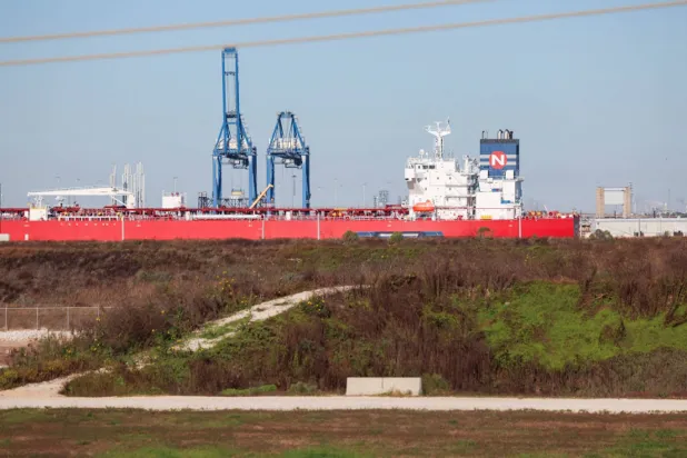 The Nave Photon, carrying crude oil from Venezuela, is docked at Port Freeport in Freeport, Texas, US, January 15, 2026. REUTERS/Antranik Tavitian