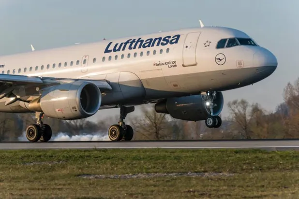 شركة الطيران الألمانية «لوفتهانزا» (غيتي) 