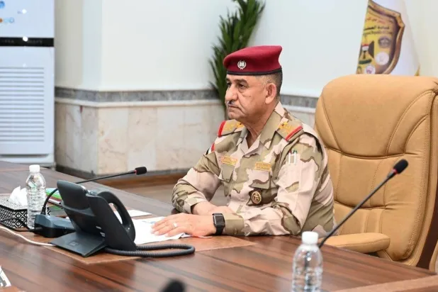 نائب قائد العمليات المشتركة الفريق أول الركن قيس المحمداوي (وكالة الأنباء العراقية)