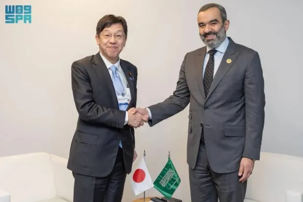 The Saudi Minister of Communications and Information Technology met with Japan's Minister for Digital Transformation in Davos. SPA