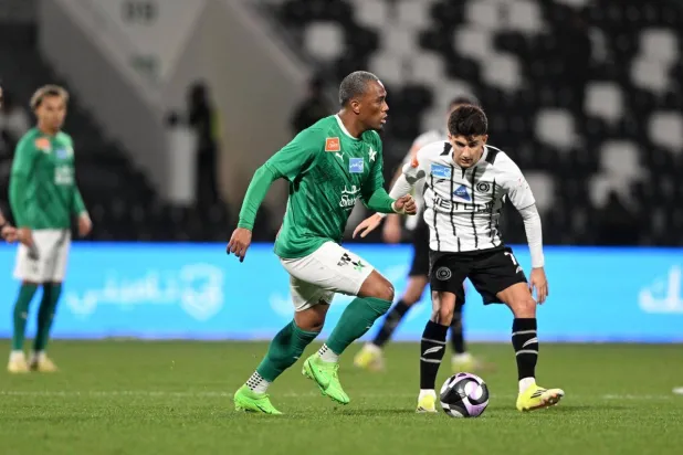 من مواجهة الشباب والنجمة التي انتهت بالتعادل السلبي (تصوير: عبد الرحمن السالم)