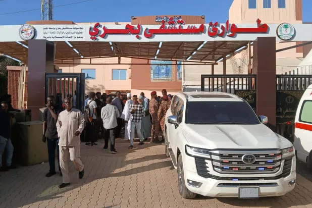 واجهة الطوارئ بمستشفى الخرطوم بحري (الشرق الأوسط)