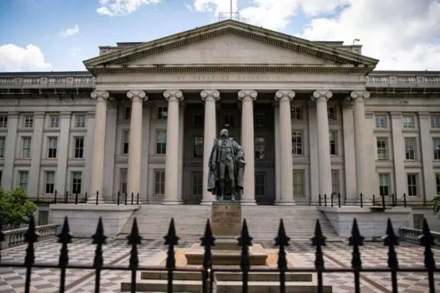 مبنى وزارة الخزانة الأميركية في واشنطن (أرشيفية-رويترز)