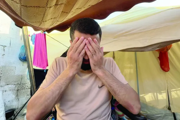 محمود أبو فول أسير فلسطيني سابق في مُعتقل «سدي تيمان» (الشرق الأوسط)