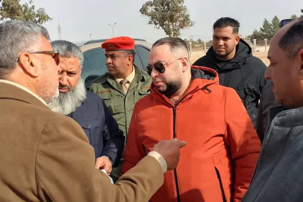 الضاوي آمر «الكتيبة 55 مشاة» المتعاونة مع «الوحدة» في طرابلس (صفحته على «فيسبوك»)