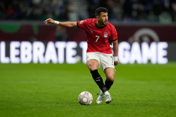 محمود حسن «تريزيغيه» لاعب الأهلي ومنتخب مصر (أ.ب)